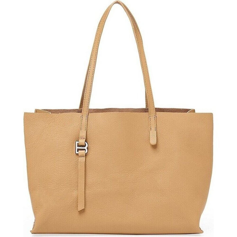 Botkier Baxter East West Pebbled Leather Tote - Camel/Tan